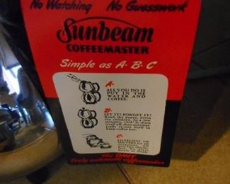 Sunbeam Coffee Masters Chrome  Never Used