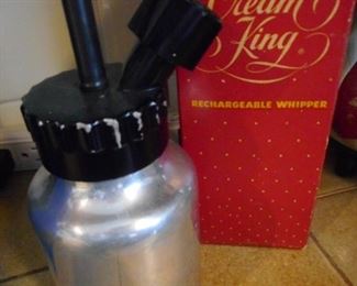 Cream King Whipped Cream Maker with Box