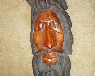 Hand Carved Bob Marley