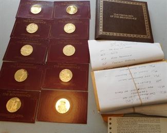 Franklin Mint  The Treasures of the Renaissance  Proof Set