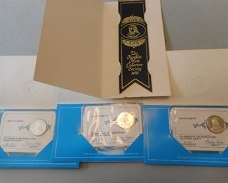 Franklin Mint Collectors Society Sterling Coins Proof Set