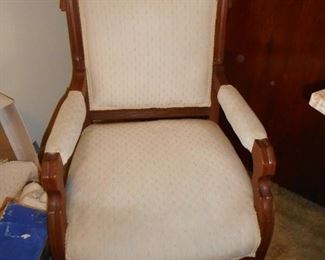Antique Eastlake Arm Chair (2)