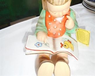 Girl Reading Book.Goebel 
