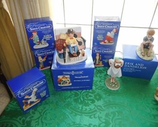 Norman Rockwell Scottys Stoway Series. Boxes
