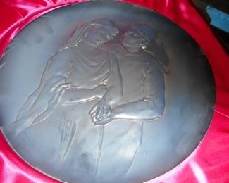Tribute to PIcasso, The Lovers, Fine Silver 