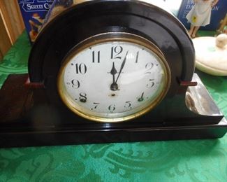 Vintage Seth Thomas Mantel Clock. Original Paper Label Purchased in Vinton Iowa, 