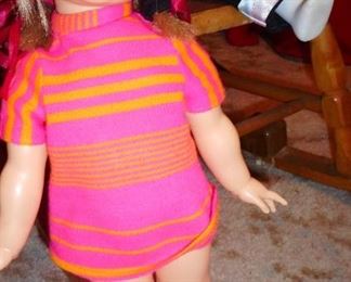 1967 Ideal Doll Giggles in Original Outfit 