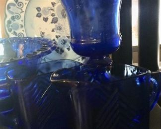 Cobalt blue glass