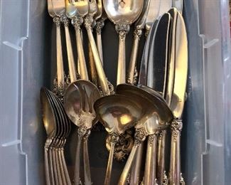 29 Piece Sterling Silver Set - Grande Baroque by Wallace