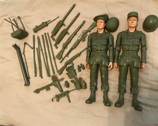 Stony Stonewall Smith Military Men w/ weapons and accessories.  