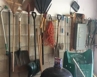 Lawn gear, charcoal grill, lawn mower also available.