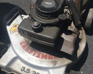 Craftsman 20” lawn mower.
