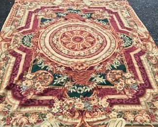 Approx 9 1/2 x 11 Needlepoint Rug