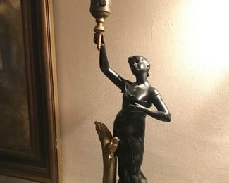 "Bles D' Or" Elsie Ward Herring Art Deco Lamp