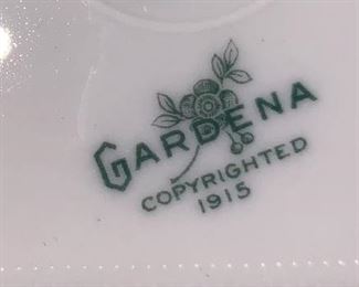 Vintage Syracuse Gardena restaurant ware plates
