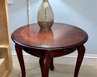 Queen Anne round side table