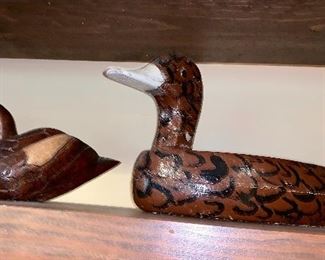 Wooden ducks