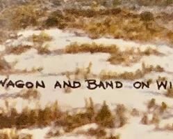 Drifter Sheep Wagon and Band of Winter Bed Ground