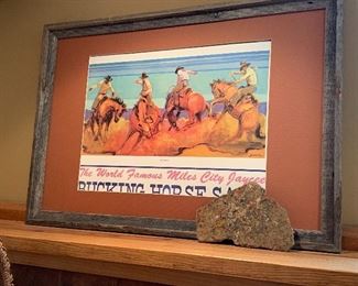 Montana Artist Larry Pirnie - Bucking Horses