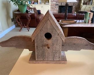 Super cute handmade birdhouse