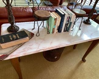 view of top- nothing on the top of the table is for sale