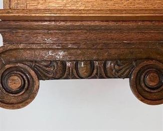 Vintage wooden carved piece