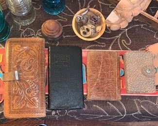 Vintage Hand tooled wallets