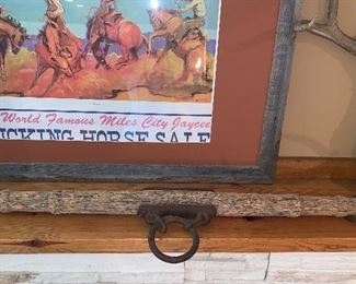 Vintage wooden & iron yolk hitch