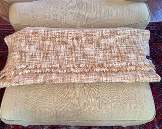 1 of 2 Thomas O'Brian 100% wood blankets