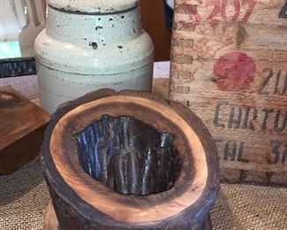 Handmade wooden bowl
