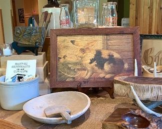 Wooden rabbit picture