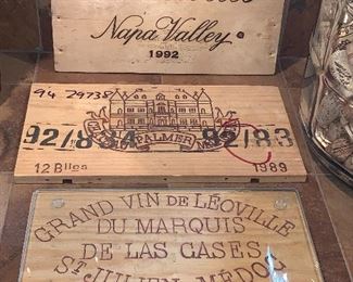 Handmade Wine holders made from vintage wine barrel