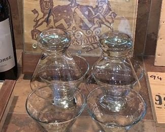 Handmade Wine holders made from vintage wine barrel