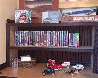 Model cars and VHS