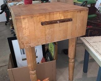 Large solid Butcher's Block