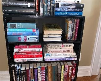 Bookcase and books