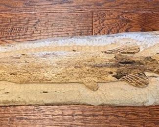 6 of 6 Handmade wooden fish carvings