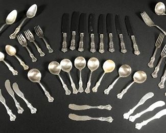 Sterling Silver Flatware: Reed and Barton - Marlborough Pattern https://ctbids.com/#!/description/share/165449