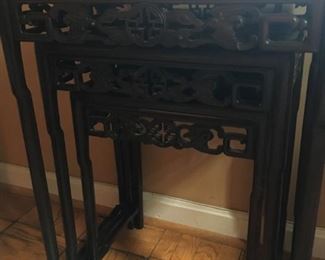 Chinese nesting tables.