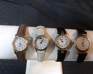 4 Watches Movado, Cartier, Becora