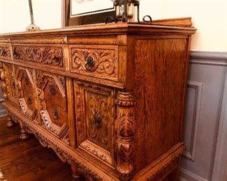 Virginia House- Jacobean sideboard. We think possibly from the 20’s?