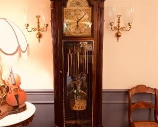 Howard Miller Grandfather Clock 
84 h X  21 w X 15 d