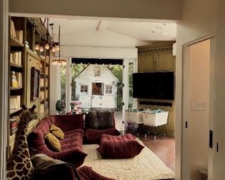 602  Kitchen View though Library to Casita