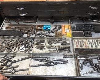 Flat File full of decades of sourced tools. Drawers upon drawers. And shelves upon shelves. Look around this huge warehouse. The north wing of the warehouse (have not photographed yet) is FULLY loaded.