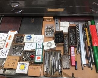 Interesting little tidbits. Vintage pieces. Flat File drawer. Seller kept his tools immaculate! Come see for yourself.