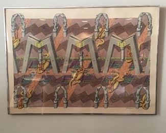 Gunar Strazdins 1971 watercolor