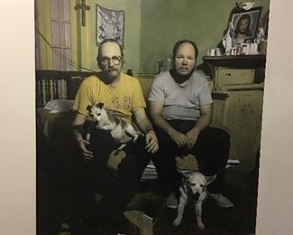 Hand painted photo Barbara Cooper