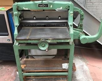 Chandler and Price Guillotine Paper Cutter