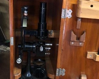 Bausch and Lomb microscope.