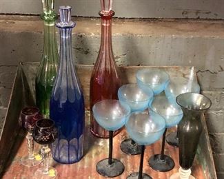 Bottles Glasses